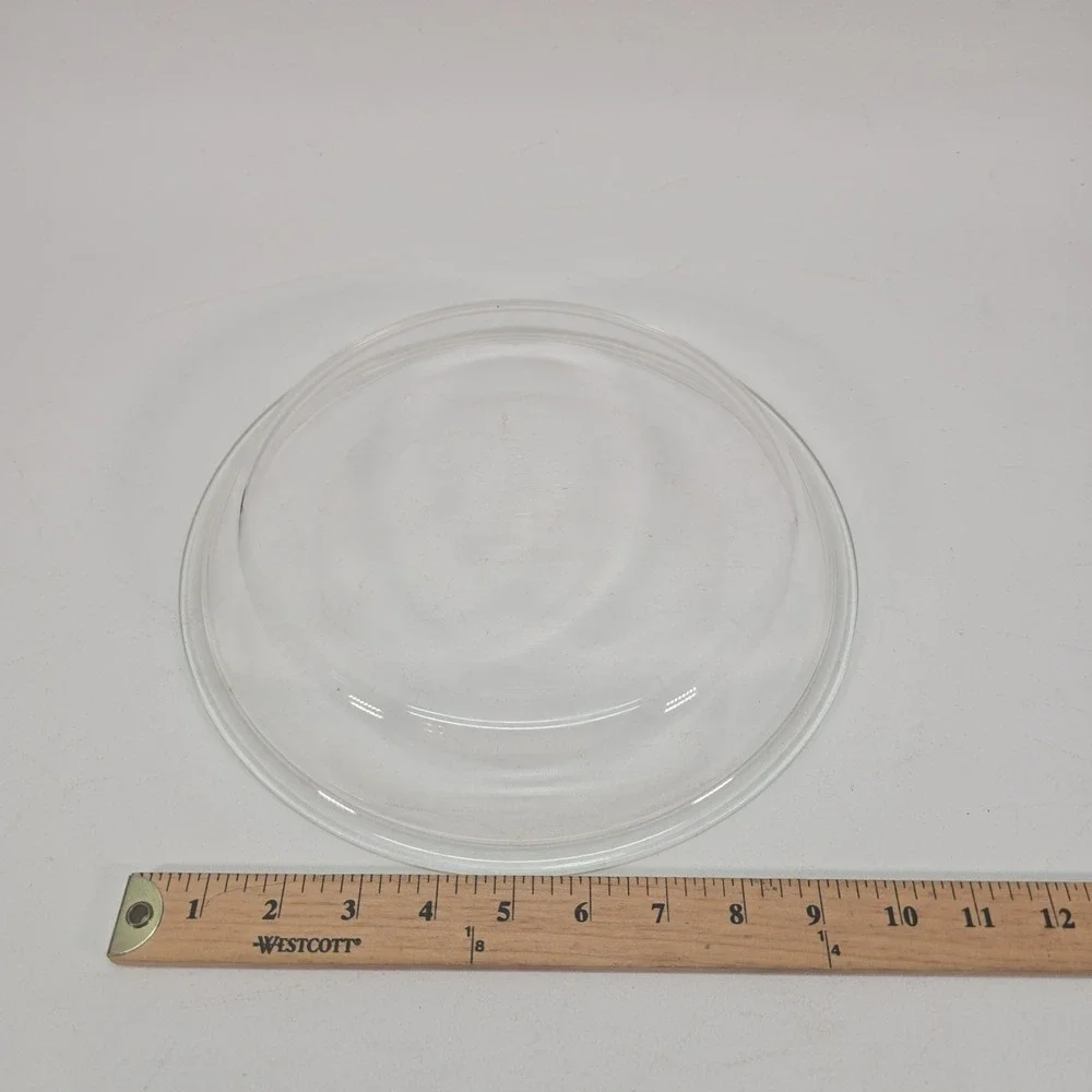 Pyrex 210 Clear Glass Pie Dish Plate 10 Inch, Made By Corning USA Bakeware